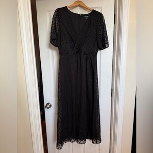 Lauren Ralph Lauren Black Sparkly Maxi Dress